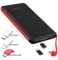 Carregador Portátil Power Bank Jwcom Slim 10000mah Carregador Portátil Power Bank Jwcom Slim 10000mah