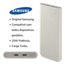 Carregador Portátil Power Bank Original Samsung 10.000mAh Turbo 25W Compatível Samsung Xiaomi Motorola Realme