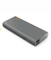 Carregador Portátil Power Bank Pro 2 Saídas USB Cinza I2GO 12500mAh