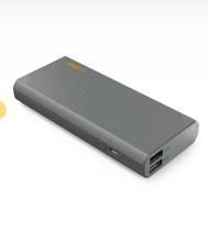 Carregador Portátil Power Bank Pro 2 Saídas USB Cinza I2GO 12500mAh Carregador Portátil Power Bank Pro 2 Saídas USB Cinza I2GO 12500mAh