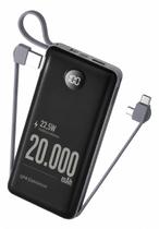 Carregador Portátil Power Bank Turbo 20000mah Universal 3 cabos Carrega Samsung Motorolola Xiaomi Todos tipo C Lightning e V8 22,5w Display Digital Carregador Portátil Power Bank Turbo 20000mah Universal 3 cabos Carrega Samsung Motorolola Xiaomi Todos tipo C Lightning e V8 22,5w Display Digital