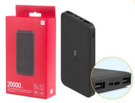 Carregador Portátil Power Bank Xiaomi 20000mah Redmi 18w Carga Rápida