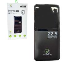 Carregador Portátil Powerbank 20.000Mah Usb C Light Preto