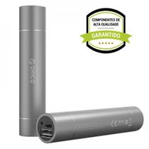 Carregador Portátil PowerBank Metal 2.600mah + Lanterna