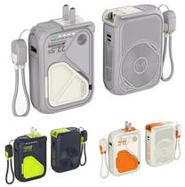 Carregador Portátil Sem Fio 10000mah Carregamento Por Indução Rápido Com Suporte Para Celular