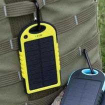 Carregador Portátil Solar e USB 38.000mAh - Bateria Dupla - Wcan