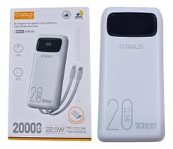 Carregador Portátil Turbo Power Bank 20000mah Bte-38 - 22.5w