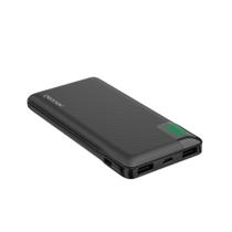 Carregador portátil universal 2 portas 10000mah cor preta geonav