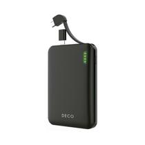 Carregador Portátil Universal com Cabo- Preto - 10000 mAh