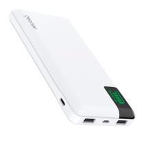 Carregador Portátil Universal Geonav, 16000 mAh, Branco - PB16KWT Carregador Portátil Universal Geonav, 16000 mAh, Branco - PB16KWT