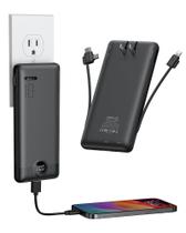 Carregador portátil VRURC 10000mAh com plugue de parede, carga rápida de 20W Carregador portátil VRURC 10000mAh com plugue de parede, carga rápida de 20W