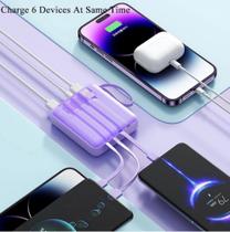 Carregador Power Banck Portátil Universal 10000mah 4 em 1 Mini Carregador Power Banck Portátil Universal 10000mah 4 em 1 Mini