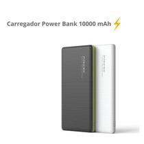Carregador Power Bank 10000 mAh Com Cabo V8 Compatível com Think LG K10/ K10TV / K11/ K12/ K8/ K4/ K9/ Q6/ Q+ - SNAW