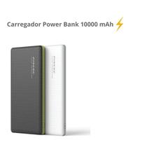 Carregador Power Bank 10000 mAh Com Cabo V8 E Lightning Compatível Com iPhone 13/ 13 Pro/13 Pro Max