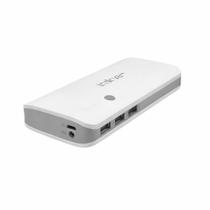Carregador Power Bank 10000mah Usb Inova Prime Pow1019 Branco e Cinza