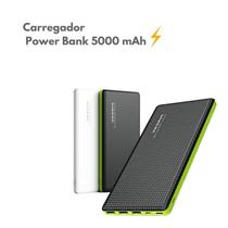 Carregador Power Bank 5000 mAh Com Cabo V8 Compatível com Galaxy A2/ A10/ A30 / Note 5 Carregador Power Bank 5000 mAh Com Cabo V8 Compatível com Galaxy A2/ A10/ A30 / Note 5