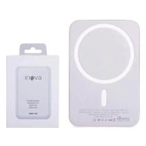 Carregador Power Bank por Indução Magnético 10W sem Fio 5000mAh INOVA