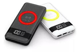 Carregador Power Bank Sem Fio Chnpineng Pn-886 10.000mah Top