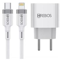 Carregador Power Turbo 1ª G Pro E Cabo Tipo C para Lightning Carregador Power Turbo 1ª G Pro E Cabo Tipo C para Lightning