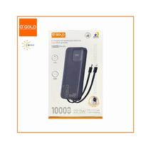 Carregador powerbank bte-33 10000mah carregamento rápido preto