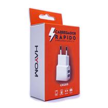 CARREGADOR RAPIDO 2x USB 2.1A - HAYOM CR1205