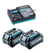 Carregador Rápido 40V XGT DC40RA + 2x 2.5ah Makita 220v