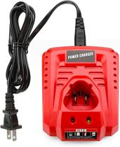 Carregador rápido Ahomtikk 12V compatível com bateria Milwaukee Carregador rápido Ahomtikk 12V compatível com bateria Milwaukee