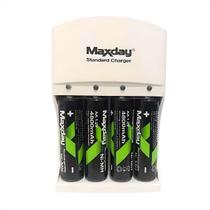 Carregador Rapido Bivolt 4 Pilha Recarregável Aa Bateria 9V Carregador Rapido Bivolt 4 Pilha Recarregável Aa Bateria 9V