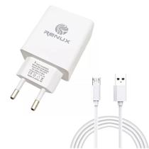 Carregador Rápido Com Cabo V8 Compatível Com Galaxy Y/ S7/ Edge Galaxy S7/ Galaxy S6/ S5/S4/ S3/ Galaxy Prime TV, Galaxy Pocket