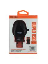 Carregador Rapido Duplo USB KD-81C 2.4A Tipo C - Kaidi Carregador Rapido Duplo USB KD-81C 2.4A Tipo C - Kaidi
