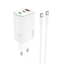 Carregador Rápido Hoco Gan 65W Pd Cabo Usb C 100W 1 Metro