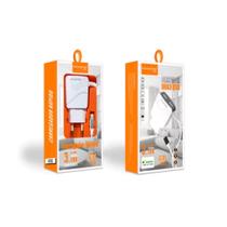 Carregador rapido ip lightining 3.1a cabo acoplado