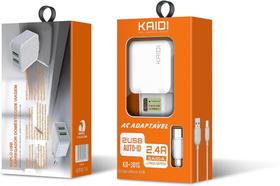 Carregador rápido Kaidi original fonte e cabo micro USB V8