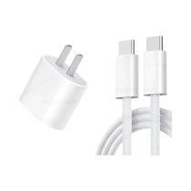 Carregador Rápido PD Tipo C De 20W Para Apple iPhone 17 13 11 12 14 15 16 pro Max Com Cabo USB C