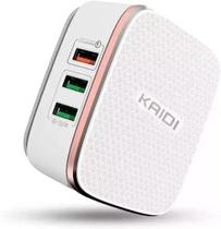 Carregador Rápido Turbo Kaidi Kd-601 7a 6 Portas Usb