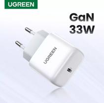 Carregador rápido UGREEN 33W PD GaN USB C compatível 30W 25W 20W Carregador rápido UGREEN 33W PD GaN USB C compatível 30W 25W 20W