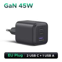 Carregador Rapido UGREEN GaN USBC 45W30W para 17 16 15 ProMax e S25 Carregador Rapido UGREEN GaN USBC 45W30W para 17 16 15 ProMax e S25
