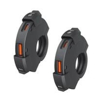 Carregador Rápido USB À Prova d'Água 12V Para Motocicleta Com Porta Tipo-C E Tomada De Energia