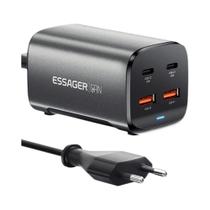 Carregador Rápido USB-C 67W - Compatível com Quick Charge 4.0, QC 3.0 e PD - Para Macbook, Samsung e iPhone