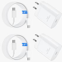 Carregador rápido USB C Ubearkk 25W para Samsung Galaxy S25/S24