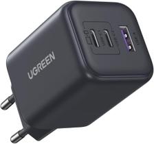Carregador rápido USB + USB-C UGREEN 45W GaN, Super Fast Charging 2.0, PD 3.0 PPS Galaxy S Ultra Carregador rápido USB + USB-C UGREEN 45W GaN, Super Fast Charging 2.0, PD 3.0 PPS Galaxy S Ultra