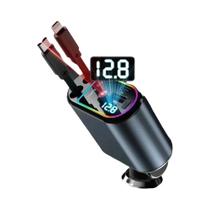 Carregador Retrátil 4 Em 1 Cabo USB C Starlight Carregamento Rápido Para iPhone E Telefones Samsung Carregador Retrátil 4 Em 1 Cabo USB C Starlight Carregamento Rápido Para iPhone E Telefones Samsung