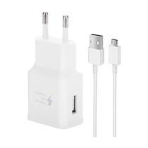 Carregador Samsung 15W de carregamento rápido V8 Micro USB para USB