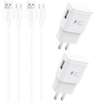 Carregador Samsung Fast Charging, pacote com 2 unidades USB tipo C de 6,6 pés - DONVE