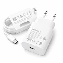 Carregador Samsung Original 25W Tipo-C Super Rápido Fast Charge USB-C para Galaxy S25, S24, S23, A56, A55, A36 e Demais Carregador Samsung Original 25W Tipo-C Super Rápido Fast Charge USB-C para Galaxy S25, S24, S23, A56, A55, A36 e Demais