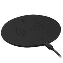 Carregador Sem Fio Super Slim material sintético 5+ Preto