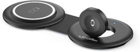 Carregador sem fio UCOMX Nano Mini Magnetic 2 em 1 para iPhone