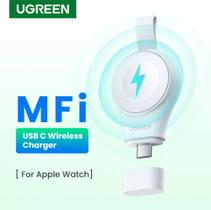 Carregador Sem Fio UGREEN MFi USB C Indução magnético Para Watch Ultra 2 SE 9 8 7 6 5 4 3 2 1