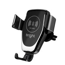 Carregador Sem Fio Veicular Bright Indução 2 em 1 15W CG004