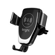 Carregador Sem Fio Veicular Bright Indução 2 em 1 15W CG004